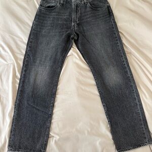 Levi's Dark Gray Straight Jeans